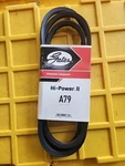 Gates Hi-power Ii A79 V Belt 1/2" X 81". Fixed Price $8.55.