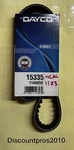Dayco 15335 V-belt Audi Bmw Dodge Ford Gmc Mercedes Subaru Toyota 1960-1990. Fixed Price $17.00.