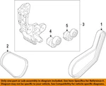 Hyundai Oem 11-15 Sonata Cooling Belts Pulleys-water Pump 252122G660. Fixed Price $64.58.