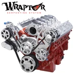 Polished Chevy Serpentine Pulley Kit - Ac & Power Steering LS1 LS2 LS3 LS6. Fixed Price $1895.00.