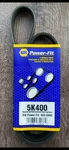 Napa Power-fit V-ribbed Serpentine Belt-standard 5K400). Fixed Price $5.99.