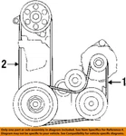 Honda Oem 97-04 Accord Cooling Belts Pulleys-ps 56992P8A305. Fixed Price $18.86.