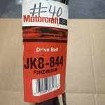 JK8-844 Motorcraft F3HZ-8620-M V-ribbed Belt. Fixed Price $24.57.