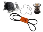 Water Pump + Coolant Thermostat Belt For Bmw 535D X5 XDRIVE35D. Fixed Price $182.86.