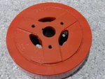 62-67 Corvette 327 8" Finned Harmonic Balancer-gm #3817173-DATED C66--RESTORED. Fixed Price $599.95.