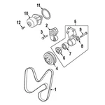 For Dodge Ram 2500 2002 Mopar 53040171AD Serpentine Belt. Fixed Price $59.86.