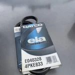 Dayco E040328 Serpentine Belt-supersedes 4PKE833 Fits 2009 Bmw X5 3.0L-L6. Fixed Price $27.00.