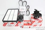 Toyota Camry 97-01 Solara 99-01 4-CYL 2.2L Tune Up, Fuel Filter & Drive Belt Kit. Fixed Price $124.99.