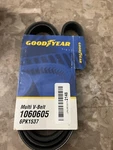 Serpentine Belt-multi V-belt Goodyear 1060605. Fixed Price $25.00.