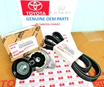 Toyota Tundra, Land Cruiser, Sequoia Drive Belt & Tensioner Kit Genuine Oem Part. Fixed Price $159.99.