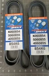 (2) 854K6 Serpentine Belt Armormark K060854,5060855,4060855 Z2S3 Box. Fixed Price $12.95.