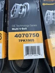 Continental Multi-v-belt 4070750 7PK1905. Fixed Price $18.50.