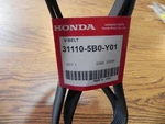 Genuine Honda Belt, Alternator (bando) (31110-5B0-Y01). Fixed Price $50.00.