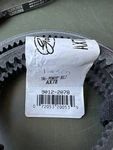 Gates AX78 Tri-power V-belt Section, Band, 1/2" 5/16", Notch. Fixed Price $16.95.