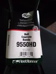 New Gates 9550HD Heavy Duty V-belt 1/2" X 55-13/32". Fixed Price $19.50.