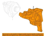 Gm Oem 23-26 Esv,escalade Electrical Alternator-bracket 12685911. Fixed Price $116.50.