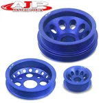 Engine Aluminum Pulley Wheel Kit Blue For Nissan 350Z / Infiniti G35. Fixed Price $76.00.