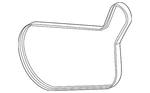 Genuine Ford Serpentine Belt PR3Z-8620-A. Fixed Price $34.66.