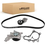 Serpentine Belt Tensioner Water Pump Kit + Gasket For Toyota Camry 16620-36011. Fixed Price $70.11.