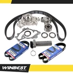 Timing Belt Kit Tensioner Water Pump Serpentine Fit 98-03 Toyota Sienna 3.0. Fixed Price $75.50.