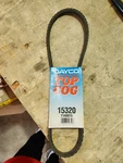 Dayco 15320 V-belt In X .44. Fixed Price $15.25.