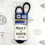 New Napa Micro-v Serpentine Belt 4-RIB Oem 25-040378. Fixed Price $25.99.