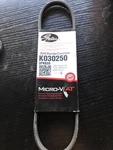Serpentine Belt-premium Oe Micro-v Gates K030250.... Fixed Price $14.51.