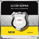 Genuine Nissan Belt-fan & Alternator 11720-5ZP0A. Fixed Price $62.00.