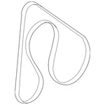 Genuine Honda 2006-2015 Civic Serpentine Belt 19230-RMX-003. Fixed Price $62.36.