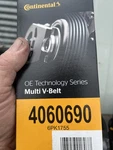 Continental Multi-v-belt 4060690 6PK1755. Fixed Price $23.50.