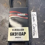 Serpentine Belt-automotive V-ribbed (standard) Roadmax 6K910AP. Fixed Price $14.49.