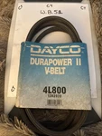 Dayco 4L800 Accessory Drive Belt. Fixed Price $13.50.