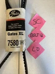 Accessory Drive Belt-high Capacity V-belt(standard) Gates Xl 7580. Fixed Price $16.20.