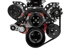 March Performance Small Block Chevy Serpentine System Sport Track Black 350 Sbc. Fixed Price $1150.00.