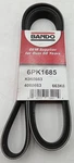 Accessory Drive Belt Bando 6PK1685. Fixed Price $19.95.