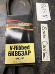 Roadmax 6K863AP Serpentine Belt V-ribbed. Fixed Price $13.50.