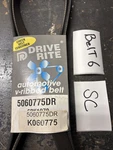 Serpentine Belt V-ribbed Drive-rite By Dayco 5060775DR. Fixed Price $16.20.