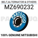 MZ690232 Genuine Mitsubishi Belt,alternator & Others. Fixed Price $15.77.