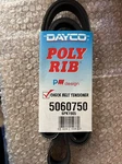 Serpentine Belt-dayco 5060750 (usa). Fixed Price $24.00.