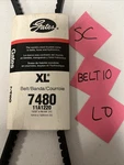 Gates Standard 7480 (11A1220) Accessory Drive Belt 072053012934. Fixed Price $10.80.