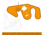 Nissan Oem 11-24 Armada Cooling Belts Pulleys-serpentine 117201LA0B. Fixed Price $82.36.