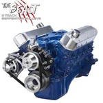 Small Block Ford 289 302 Serpentine Pulley Conversion Kit Billet Alternator Sbf. Fixed Price $250.00.