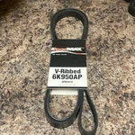 Roadmax 6K950AP/GATES K060950 Vrib Belt Audi, Chevy, Ford, Etc Free Shipping. Fixed Price $18.99.
