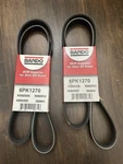(2) 6PK1270 Oem Quality Serpentine Belts. Fixed Price $34.99.
