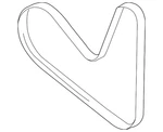Genuine Volkswagen Serpentine Belt 06K-260-849-A. Fixed Price $44.00.