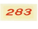 1957 Corvette Decal Kit Valve Cover 283 Hp W/ Fuel Injection Water Soluble Pair. Fixed Price $17.95.