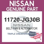 Genuine Nissan 11720-JG30B Belt-fan & Alternator 11720JG30B Oem. Fixed Price $31.42.