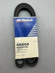 Serpentine Belt Acdelco Professional/gold 6K604 88932705. Fixed Price $26.60.