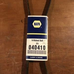 Napa 25 040410 V-ribbed Serpentine Belt 0.56" X 41.00". Fixed Price $19.99.