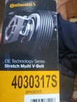 Continental Oe Technology Series Stretch Multi V-belt 4030317S. Fixed Price $19.99.